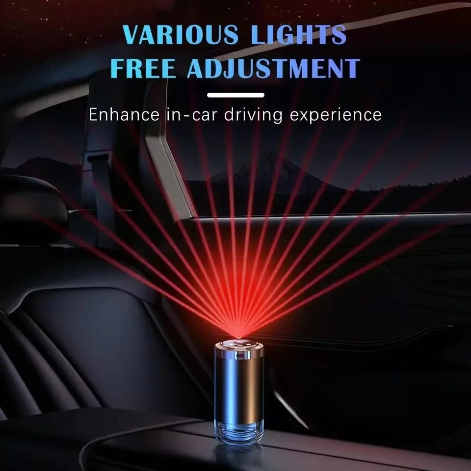 Car Diffuser Humidifier USB Essential Oil Diffuse  Air Freshener Fragrance  Aromatherapy Starry Sky Top Car  Atmosphere Light
