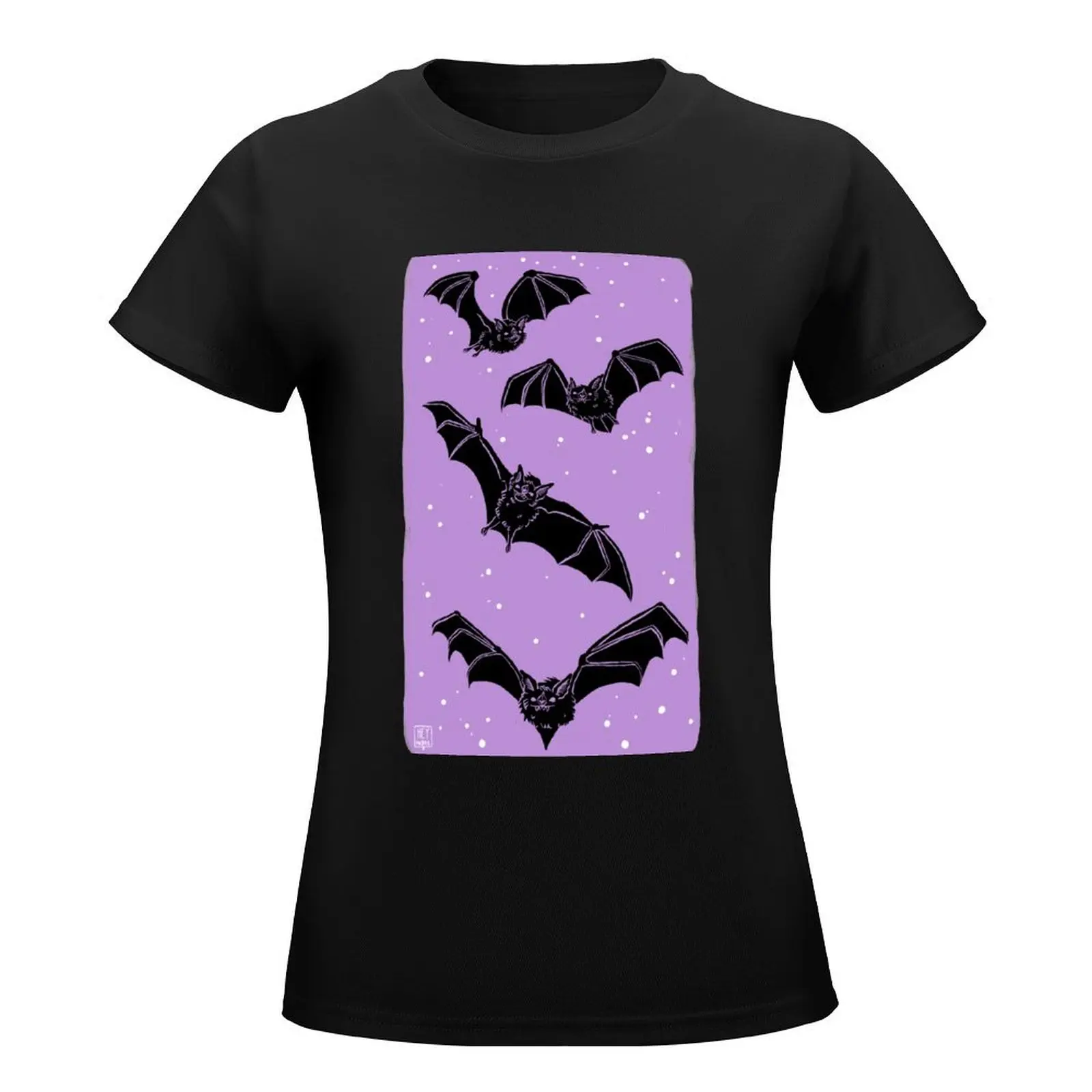 Batty in Violet T-Shirt korean fashion aesthetic clothes tees Aesthetic clothing Womens graphic t shirts