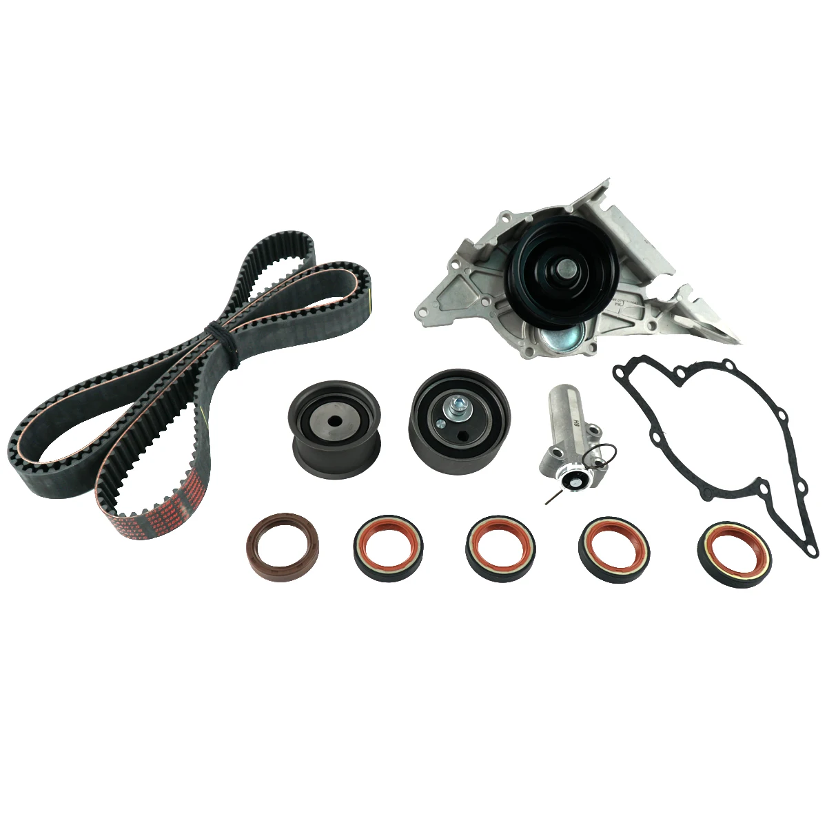 

Timing Belt Water Pump Kit With Tensioner Adjuster Fit for A4 S4 A6 Volks wagen Passat 2.7L 2.8L DOHC V6 30V AHA ATQ