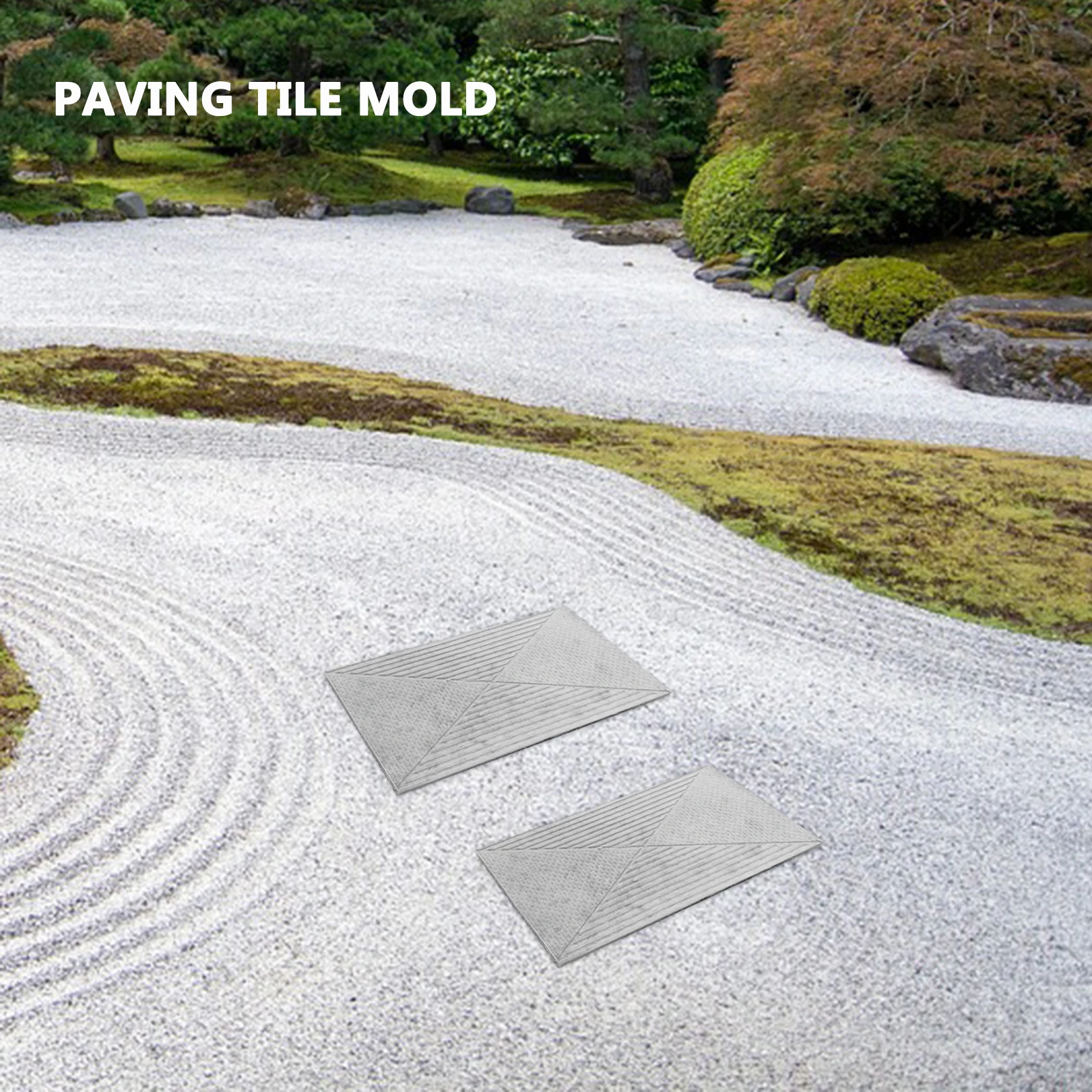 

40x20x5cm Prefabricated Concrete Paver Molds Maker Reusable Garden Stepping Stone Mold Rectangle Walkway Tile Template Durable