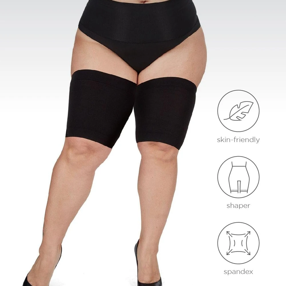 

1Pair Anti-Slip Thigh Compression Sleeves – Relief for Quad, Hamstring & Groin Pain | Breathable Nylon-Spandex Blend for Running