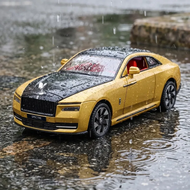 1:24 Rolls Royce Spectre Ultra Luxury Electric Coupe Alloy Metal Diecast Model Car Computer Desktop Decoration High Simulation
