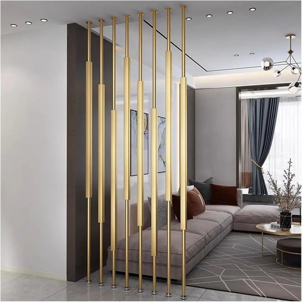 

Экраны от пола до потолка, высота 75 см, золотой набор из 8 шт. для офиса и дома, различные высоты 240-180 см