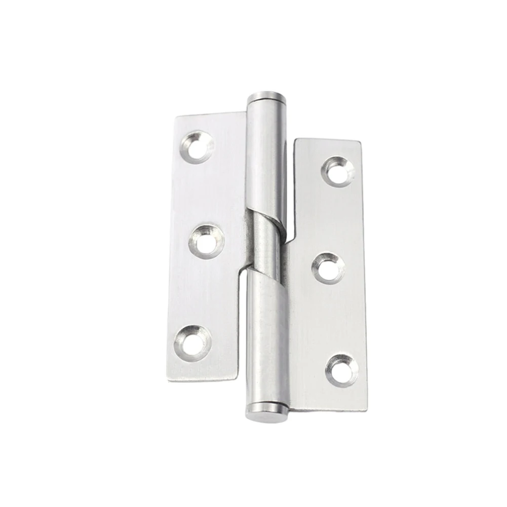 1pcs Stainless Steel Rising Lift Off Butt Door Hinges Left Right For Bathroom Toilet  Building Hardware Door