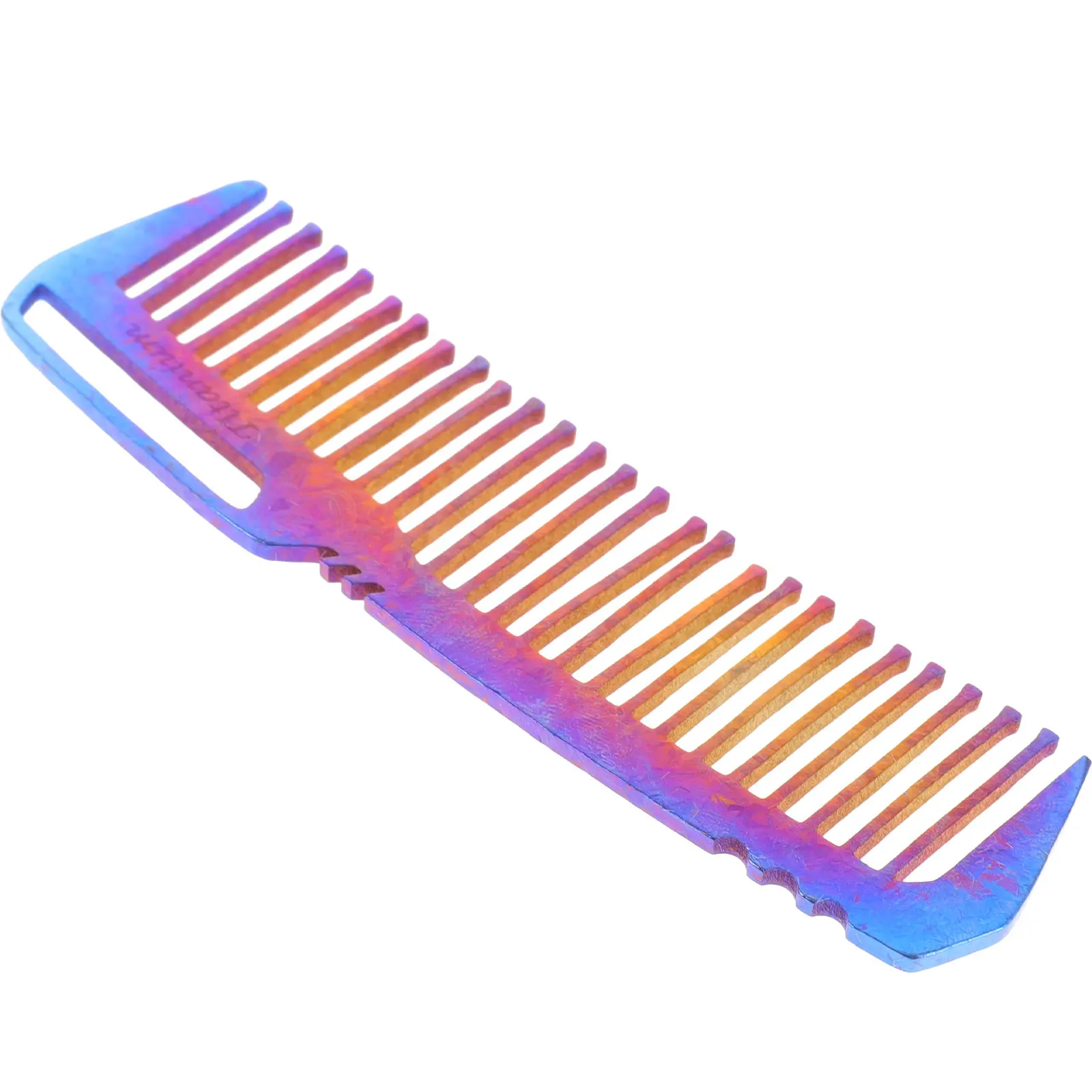 

Styling Comb for Haircutting and Dyeing Professional Wide Teeth Anti-Static Salon Hairdressing Comb Titanium Alloy Glitter