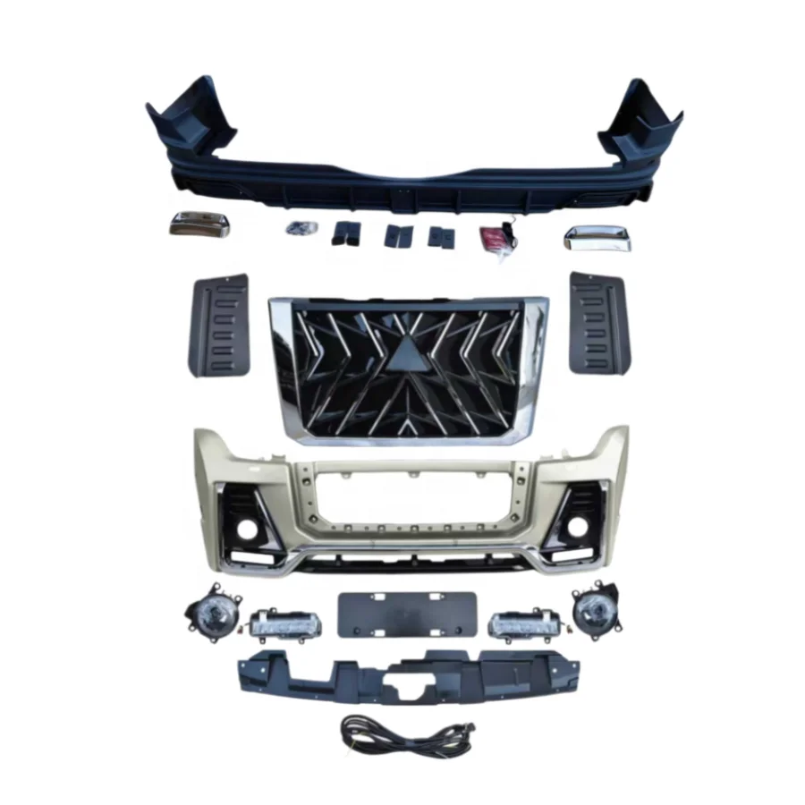 Car Accessories Front Bumper Facelift Conversion Bodykit Body Kit for Pajero 2021