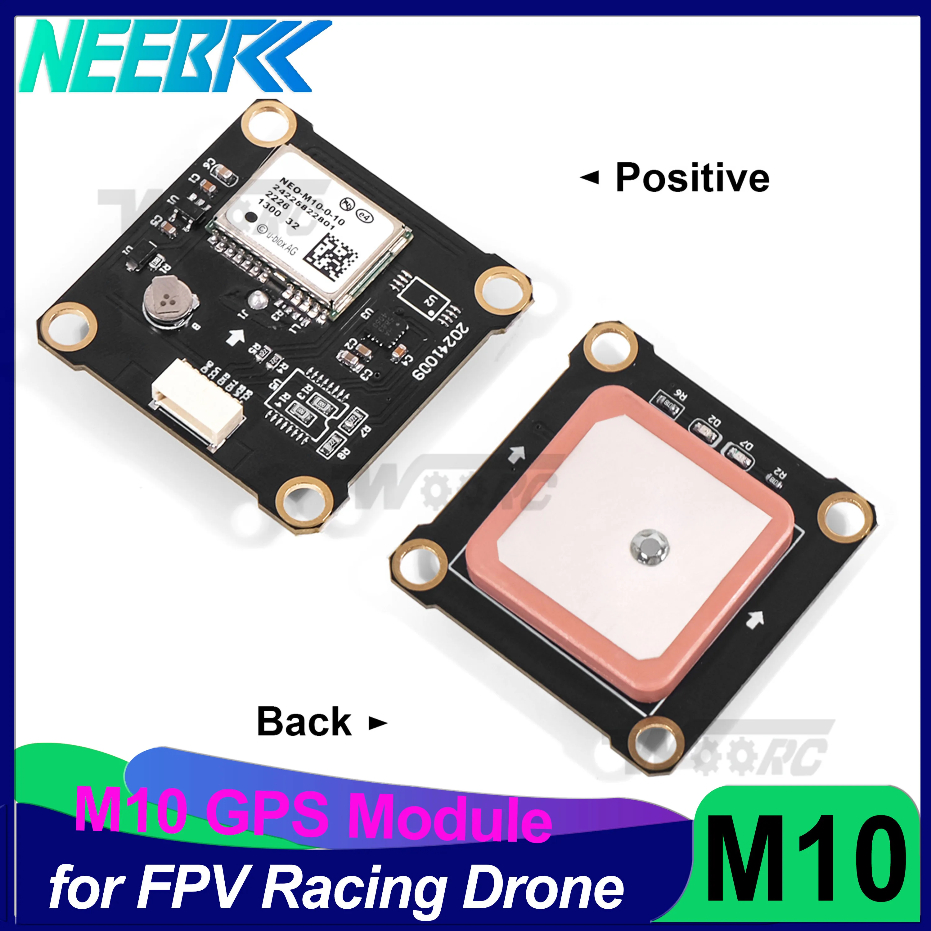 

NEEBRC NEO M10 GPS-модуль с компасом GPS для RC FPV Дрон дальнего действия Самолет Квадрокоптер Мультикоптер DIY Запчасти