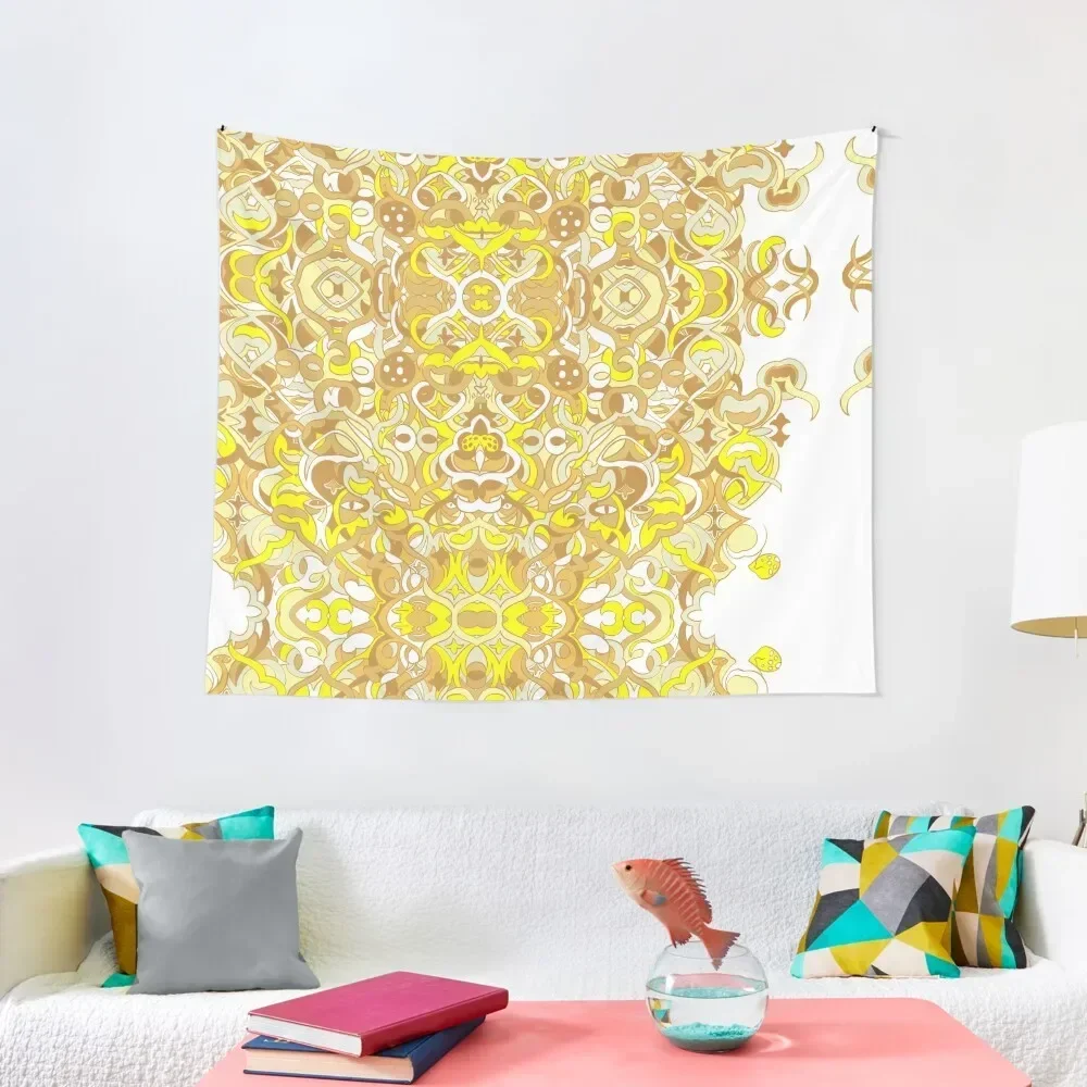 

The Yellow Wallpaper pattern one Tapestry Room Decoration Aesthetic Wall Decor For Bedroom Decoration Bedroom Tapestry