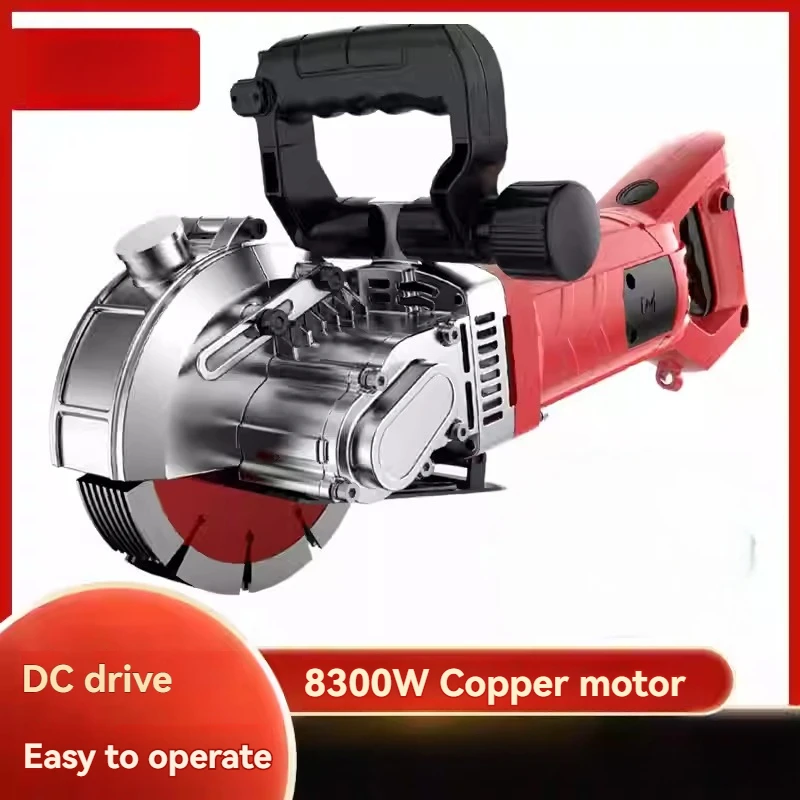 Professional Hydropower Installation Electric Wall Chaser Concrete Wall Slotting Grooving Machine Brick Wall Slot Cutter 220V