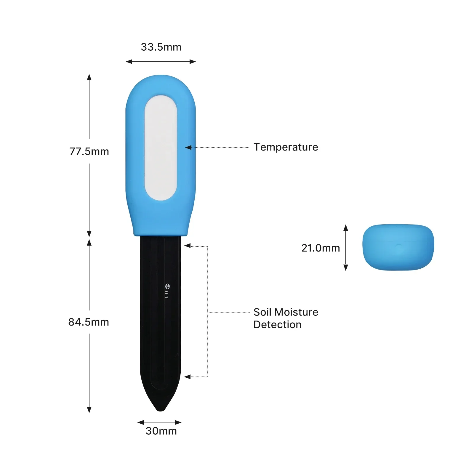 MOES Smart ZigBee Bodemtemperatuurmeter Vocht-vochtigheidssensor Plant Monitor Detector Tuinautomatisering Irrigatie