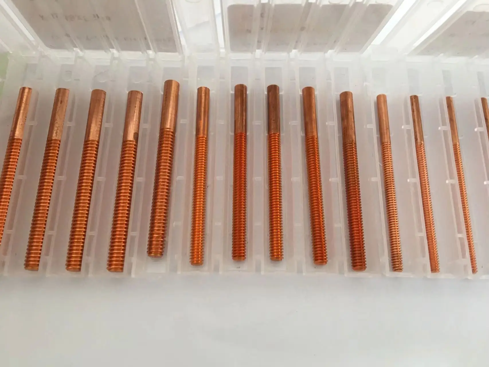 5PCS Copper Tapping Electrodes M3 M4 M5 M6 M8 M10 M12 M14 M16 M18 M20 50*75MM for Spark EDM Copper Metric Orbital Threading pipe