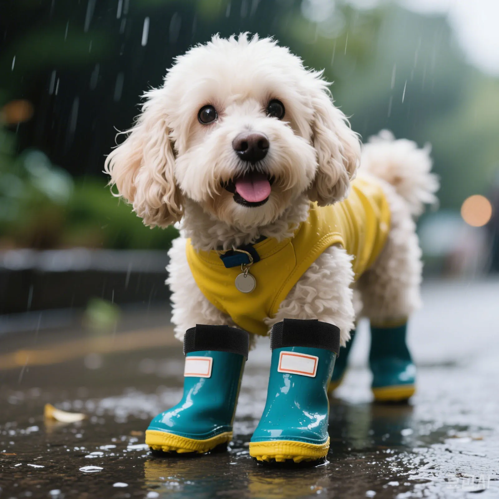 

10 Pcs Pet Rain Boots Socks Straps Non Slip Adjustable Bands Dog Shoe Accessories Waterproof Paw Protectors
