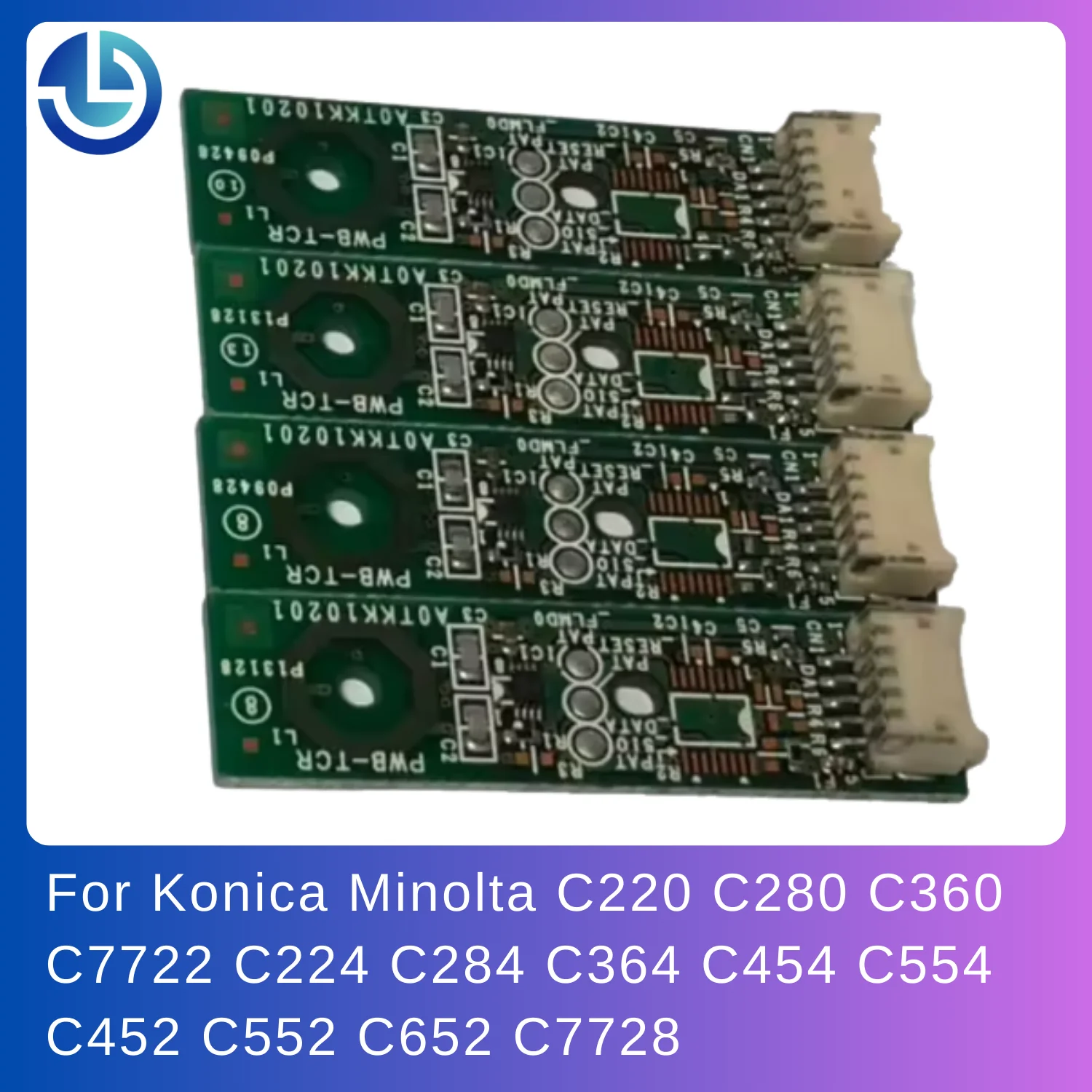 

DV311 DV512 Developer Reset Chip for Konica Minolta C220 C280 C360 C7722 C224 C284 C364 C454 C554 C452 C552 C652 C7728
