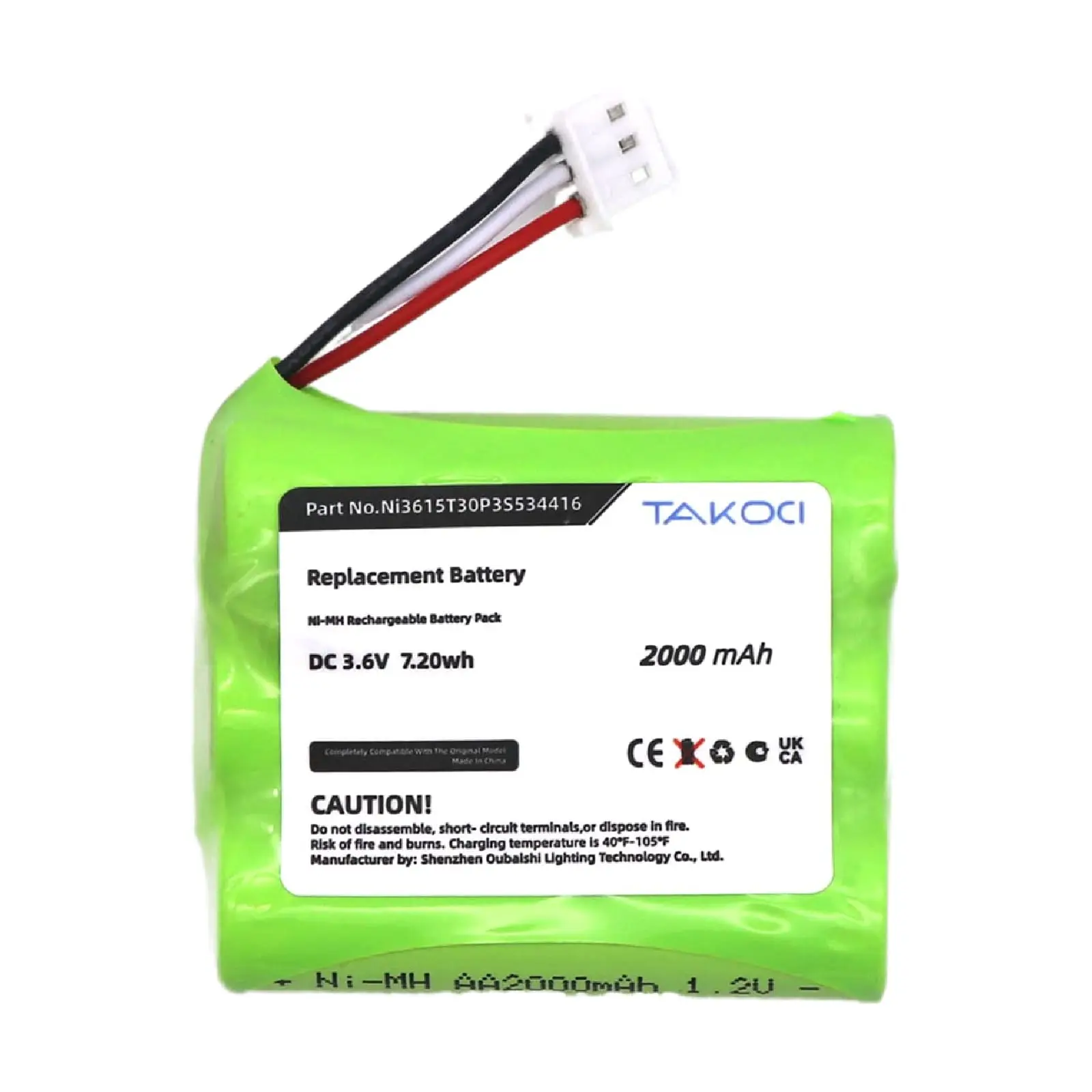 

Cordless Phone Replacement Battery 2000mAh for AT&T WF720 Ni3615T30P3S534416