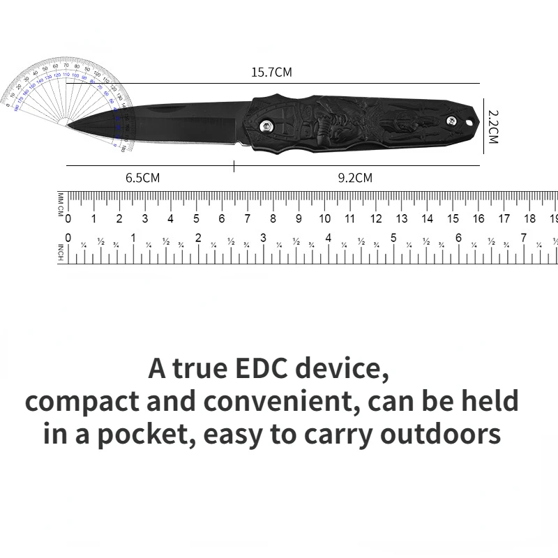 One knife for multiple scenarios, outdoor camping self-defense hunting folding knife, kitchen fruit knife versatile tool