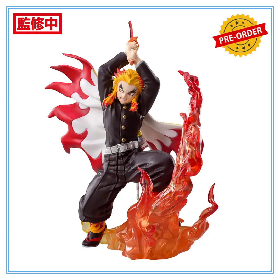 SEGA Original Demon Anime Slayer KIMETSU XROSSLINK FIGURE RENGOKU- Pvc Action Figures Figurine collection Toys