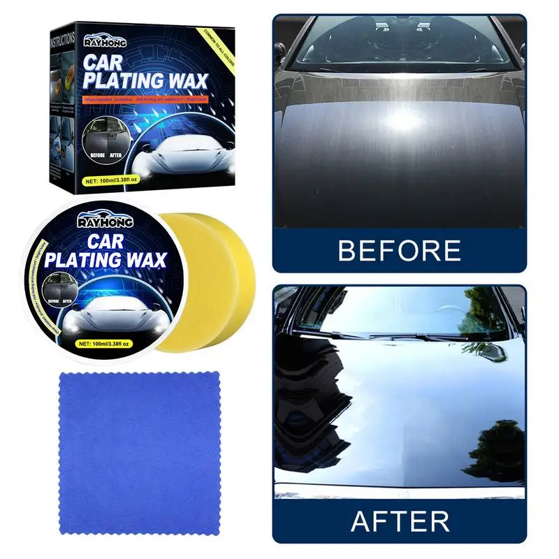 

Crystal Hydrophobic Coating For Car Paint, High Gloss Crystal Plating Wax For Car Care Polishing, Waterless Car Washing