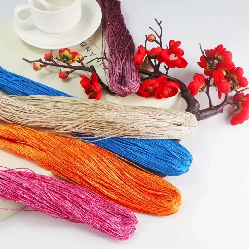 Nowy produkt Light Ice Silk Thread Upgraded Version Hollow Thread Hook Summer Cool Hat\'s Thread Knitting Wool Colorful Yarn 50g