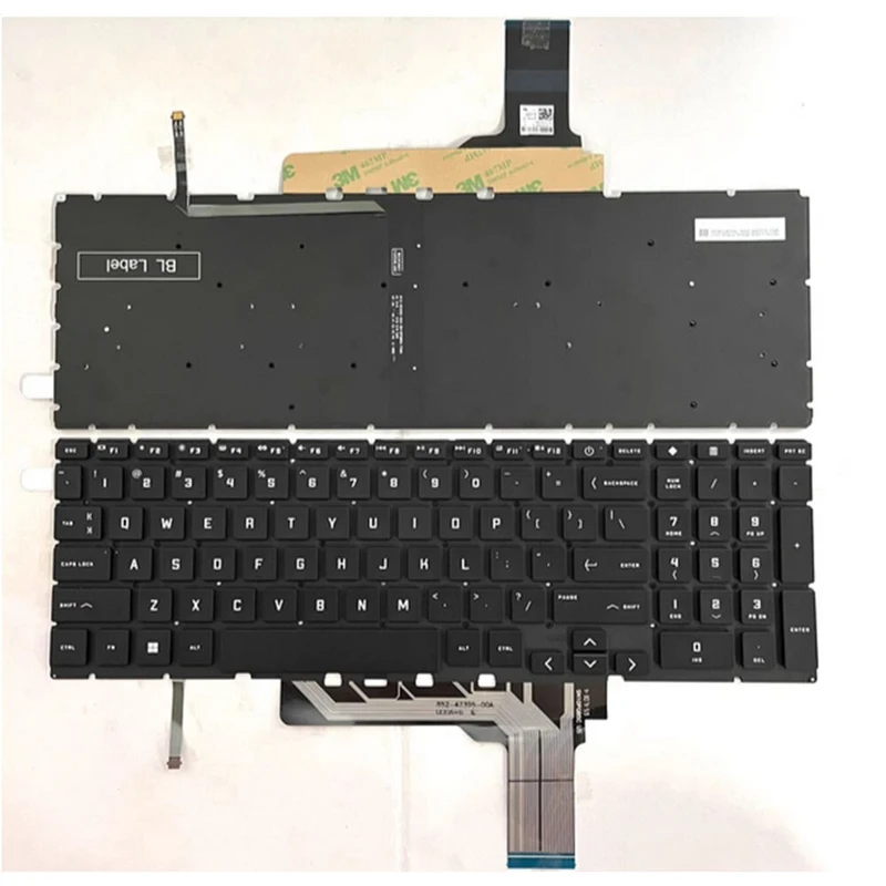 f  For HP Victus 16.1 inch Gaming 16-D 16-E 16-S 16-R Laptop Keyboard with Backlit