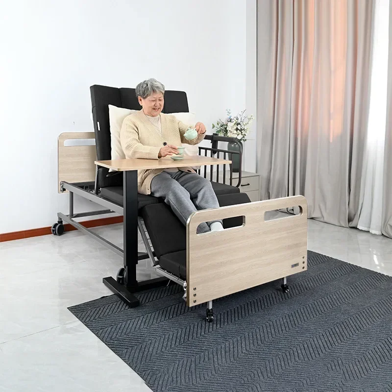 Kayigong Electric Multi-function Bed, Turn Over And Drop Legs Electric Bed, Home Care For The Elderly