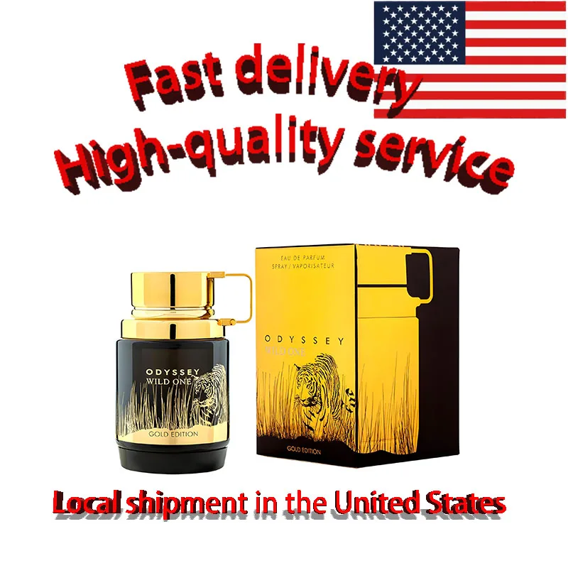 

3.4 Ounce Original Armaf Odyssey Wild One Gold Edition Men Eau De Parfum Spray Arabic Perfume Colognes Colognes Birthday Present