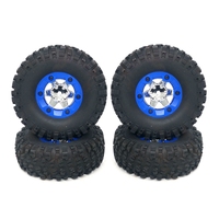 4Pcs Left & Right Tires Wheel Tyre Kit For Wltoys 12428 12428-B 12423 1/12 RC Car Spare Replace Parts Accessories