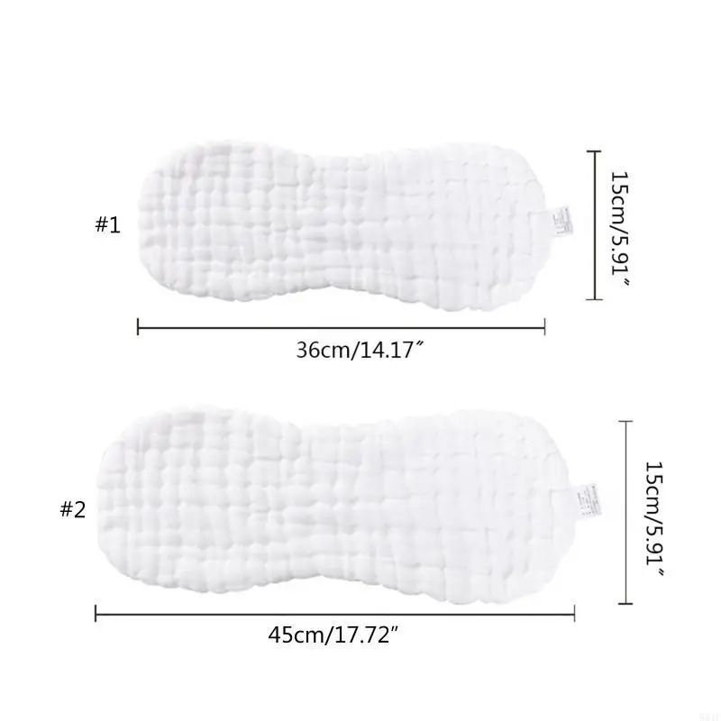 581F 5 قطع حفاضات قماشية قابلة لإعادة الاستخدام، غسيل آلي، حفاضات أطفال متعددة الطبقات للرضع، تصميم أبيض للجنسين