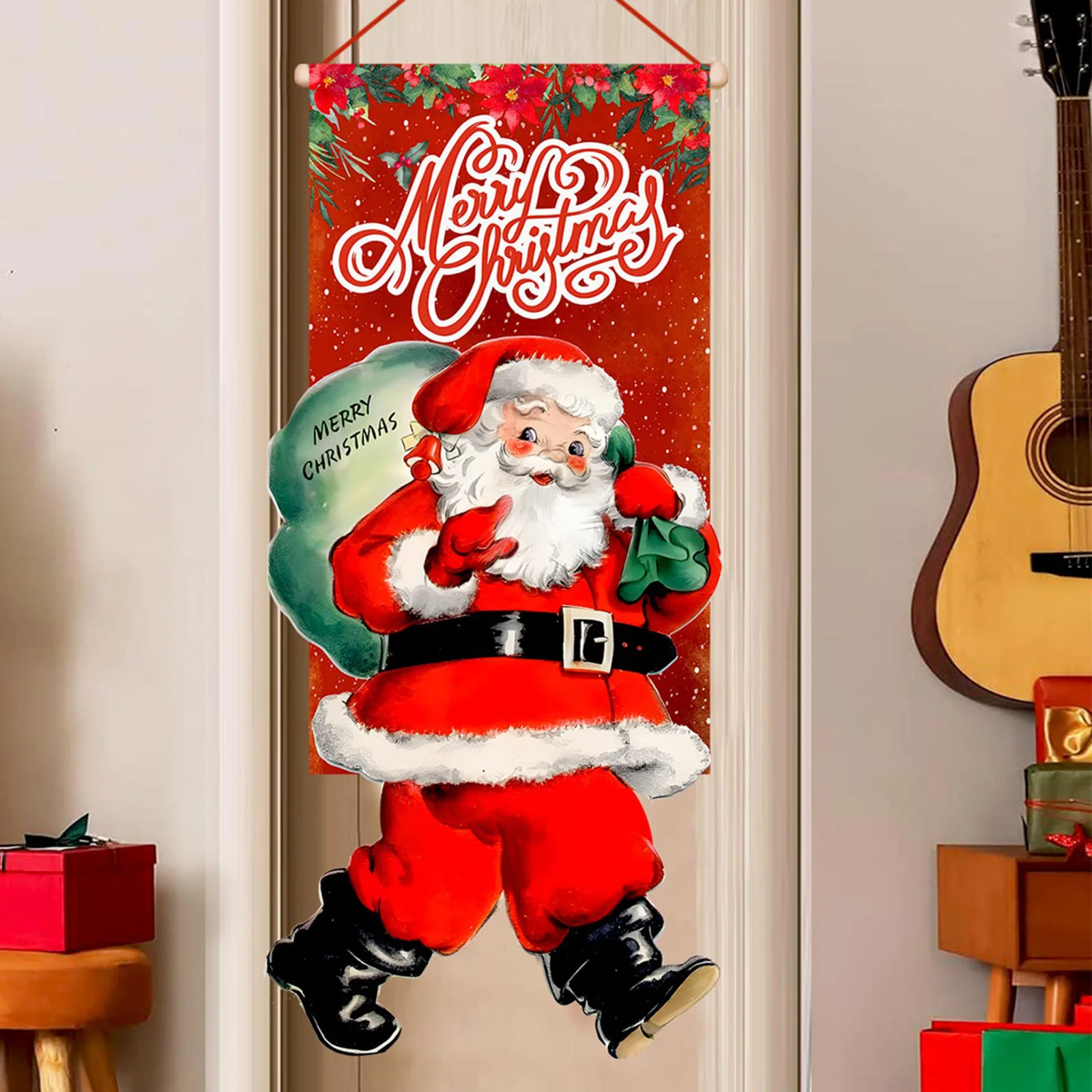 Christmas Door Curt… - image