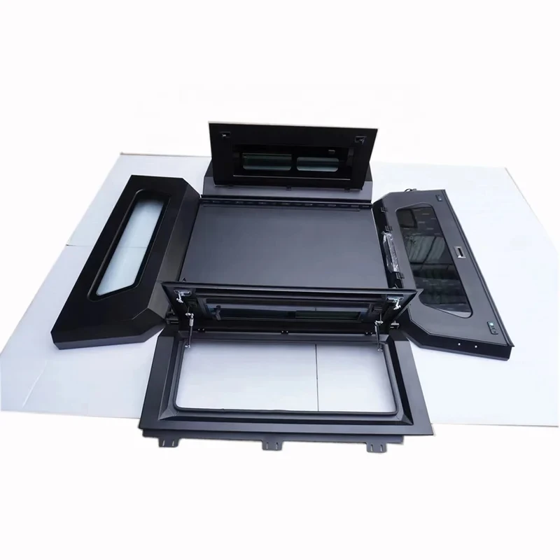 Lockable Steel Camper Shell Fit Ized Supported Truck Caps Waterproof Bed Topper For Maverick 4