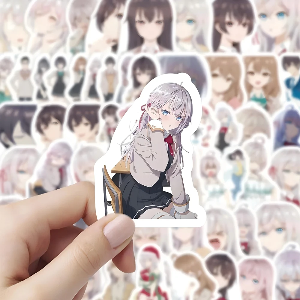 10/30/60pcs Anime Alya Sometimes Hides Her Feelings In Russian Stickers DIY Suitcase Laptop Fridge Phone Kawaii Girl Sticker Toy