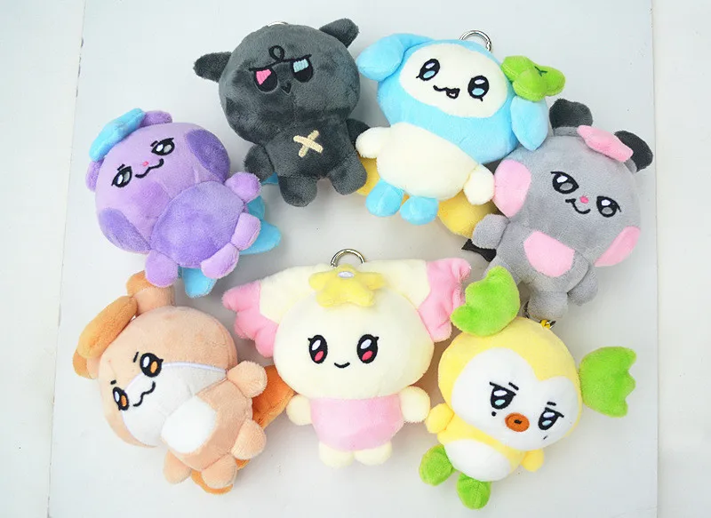 Kpop Idol ATEEZ pluche pop sleutelhanger MIGHTEEZ knuffels