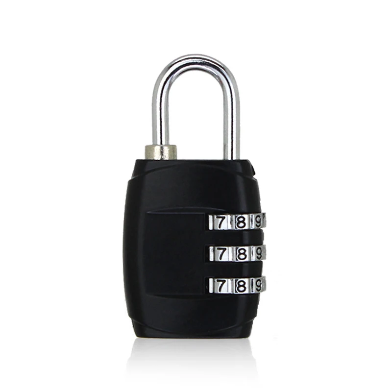 1/2PCS Luggage Travel Lock 3 Dial Digit Password Lock Combination Suitcase Luggage Metal Code Password Lock Padlock