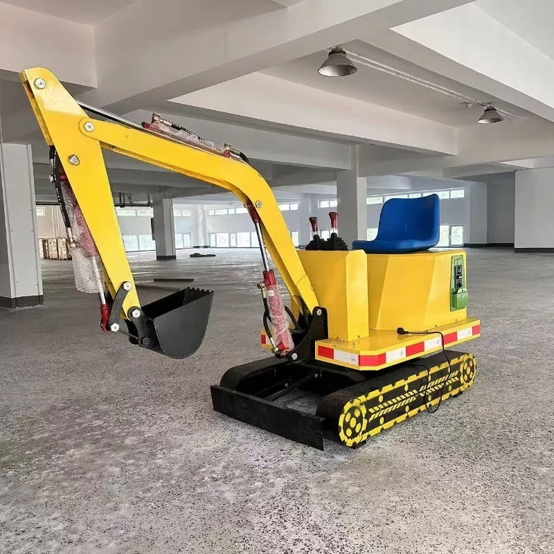 Commercial Indoor/Outdoor Fiberglass Excavator/Excavator Amusement Park Garden Airport