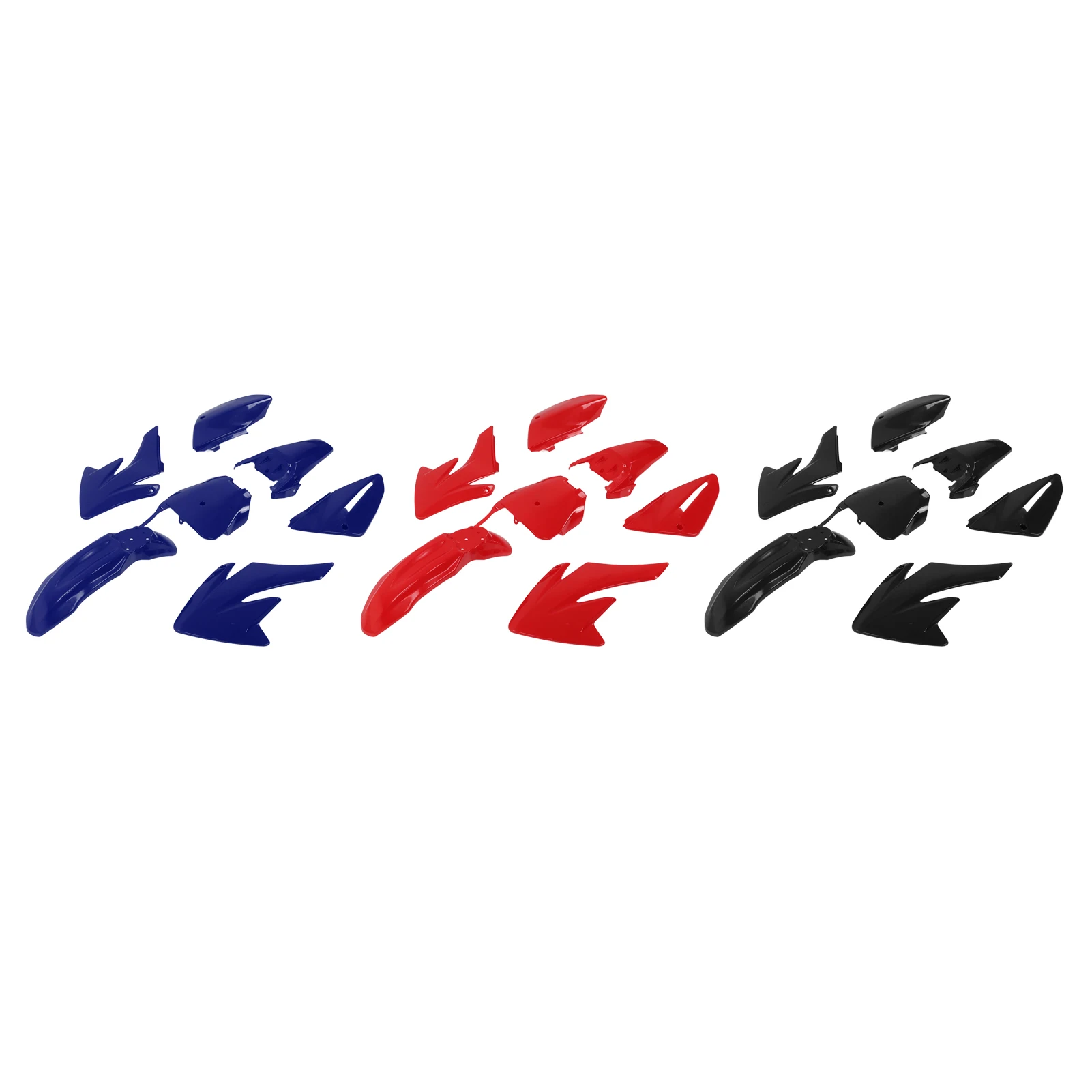 مجموعات هدية الدراجات النارية مقاومة للاهتراء لوحة هدية كاملة للدراجات النارية واقية ABS لاستبدال التعديل لـ CRF 70 #4