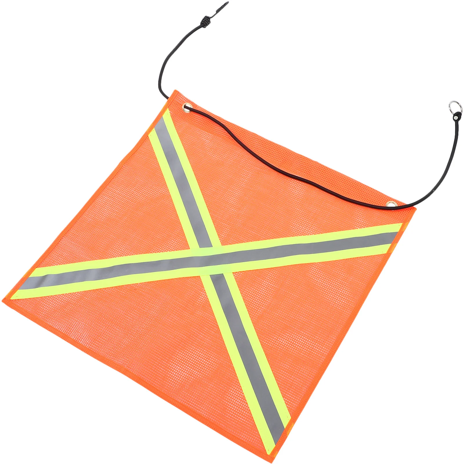 Reflective Warning Flag For Car Truck Night Safety Mesh Pvc Durable Outdoor Signal Flag Traffic Safety Visibility Road Use