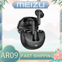Original MEIZU mblue AR09 Earphones Wireless Bluetooth 5.4 Earbuds ANC Noise Reduction HiFI Stereo Headphone 300mAh Long Standby