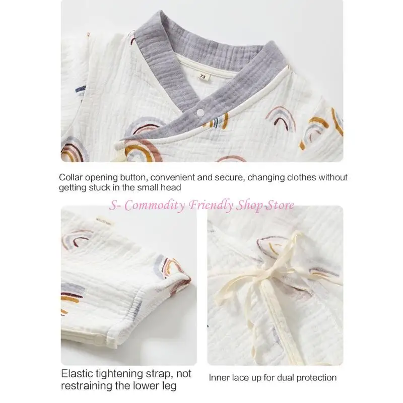 85AE 0-12M Baby Short Sleeved Romper Cool Cotton Jumpsuit for Infant Boys Girl Fashion Summer Loose T-shirt Unisex Outfit