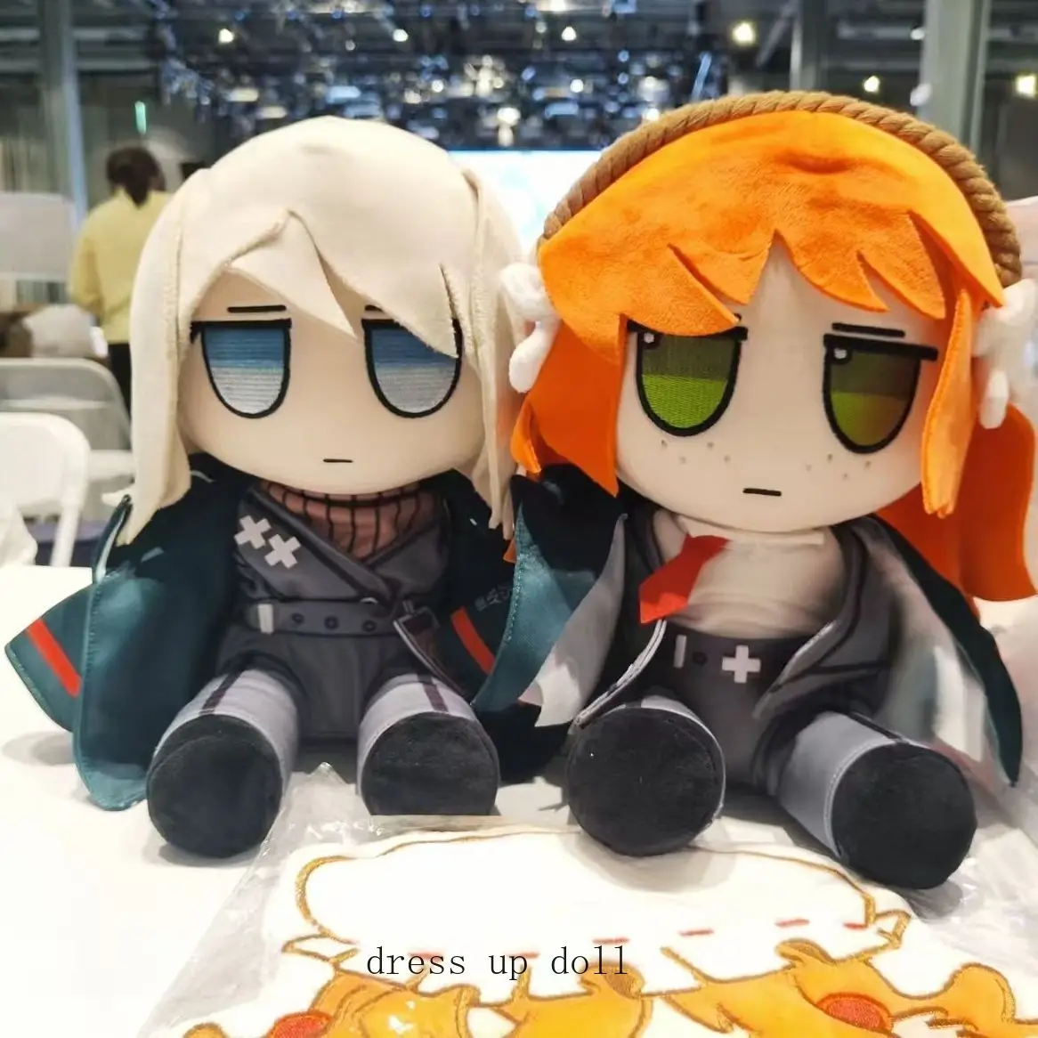 

Game Girl 20CM Limbus Company Kawaii Handsome Plush Doll Cotton Body Figures Anime Sitting Posture Dress Up Plushie Toys