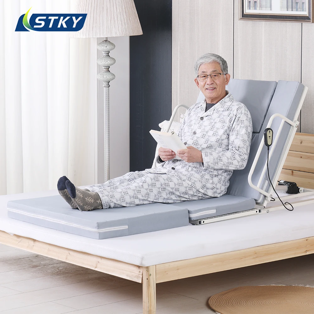 Lifting Bed Frame Backrest Electric Lift For Elderly Adjustable Back Support With Controller - view 4
