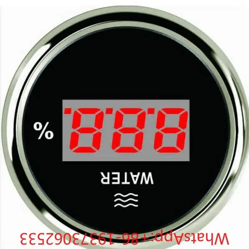 RV Water Level Gauge Pointer Digital Liquid Depth Gauge Water Gauge Engineering Truck Water Tank Level