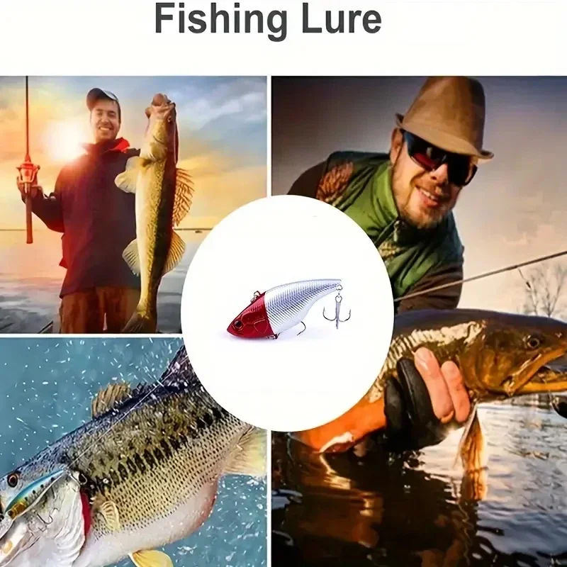 8 قطع من طُعم صيد الأسماك الاحترافي المتذبذب لصيد الأسماك على الجليد، ملحقات صناعية