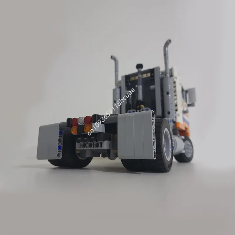 998 قطعة MOC Freightliner FLB B نموذج مقطورة اللبنات الفنية لتقوم بها بنفسك التعليم هدايا عيد الميلاد ألعاب مكعبات أعياد ميلاد الأطفال #3