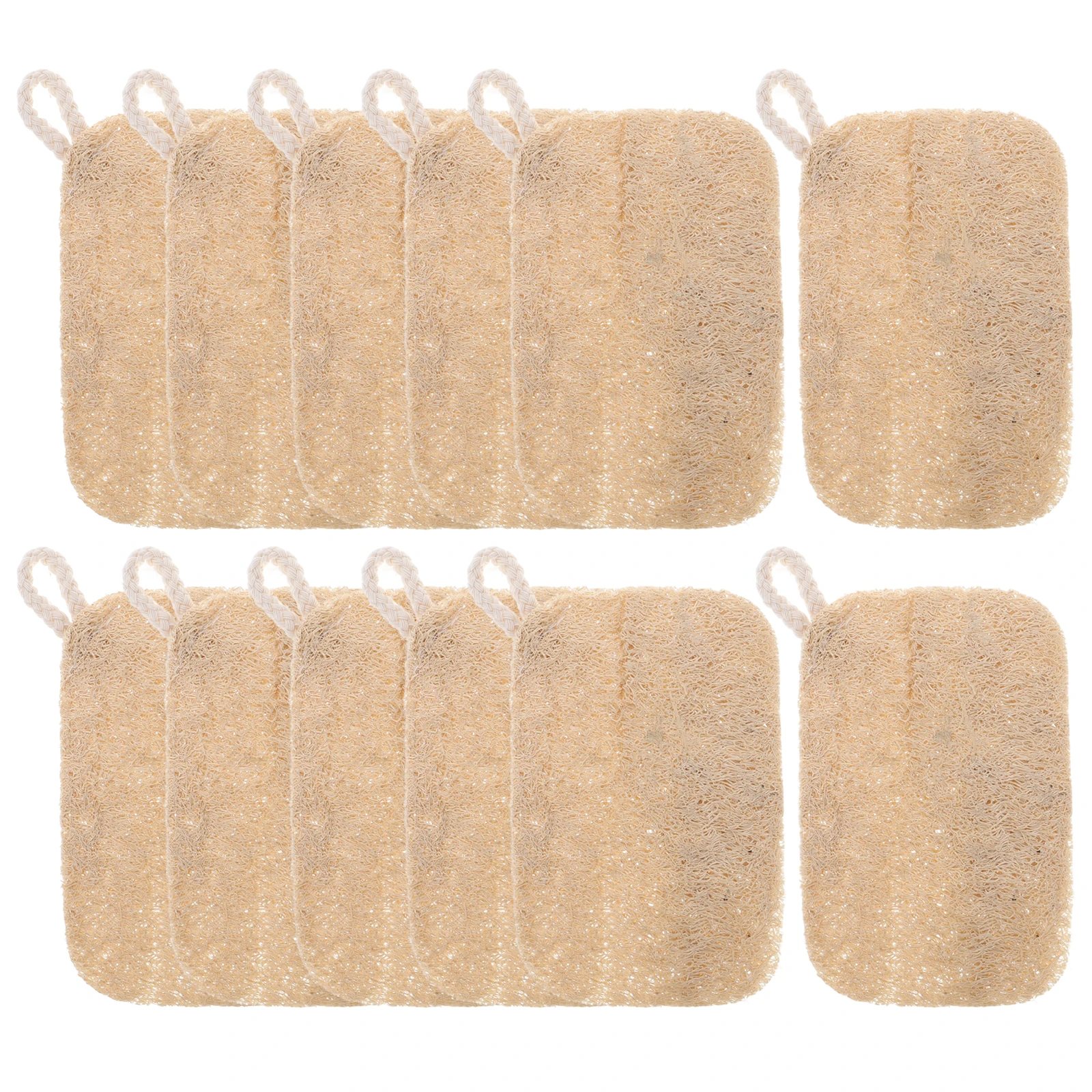 

10 Pcs Loofah Dish Brush Sponges Scrubber for Dishes Pots Pans Long Lasting Easy Clean Safe All Types