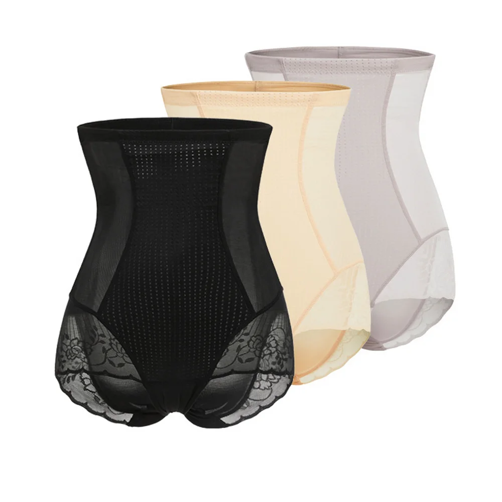 Damen Mid-Waist Bodyshaper Unterwäsche Leichte Bauchkontrolle Shapewear Höschen Nahtlose Shaper-Shorts