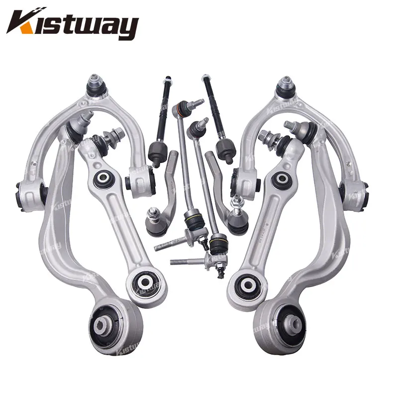 

12PCS Front Tie Rod End Upper Lower Control Arm Kit For Mercedes-Benz 4Matic AMG W205 W213 C238 W253 W257 GLS GLC 63 C63