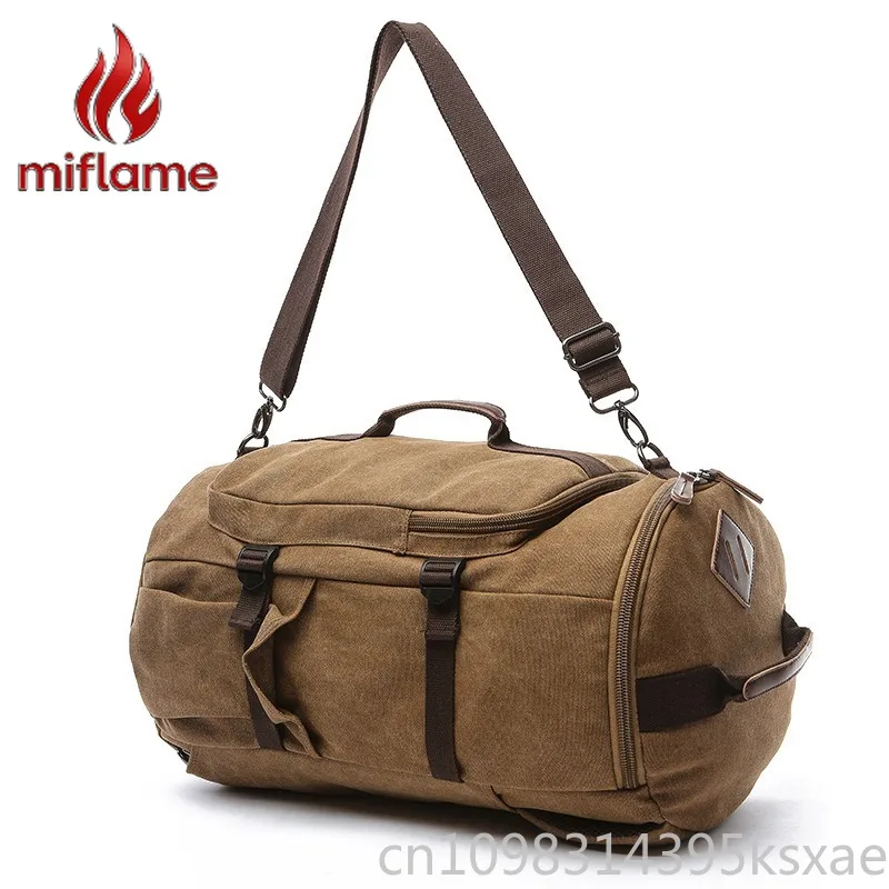 

Рюкзак большой вместимости для путешествий и активного отдыха, унисекс, вертикальный прямоугольный/цилиндрический, в европейском и американском стиле, для студентов