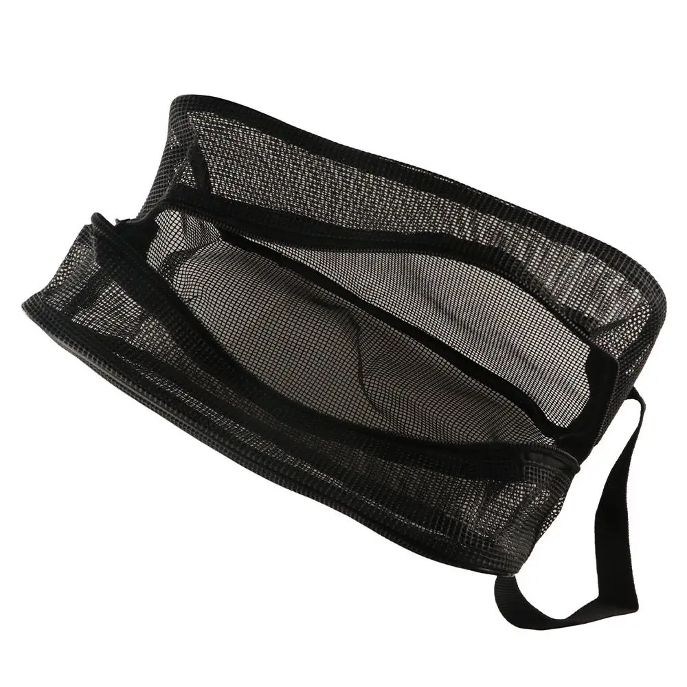 

Lightweight Easily Carry Mesh Shower Bag Quick Dry Hand-held Tote Bag Large Capacity Zipper Pouch Beach Pockets Gym