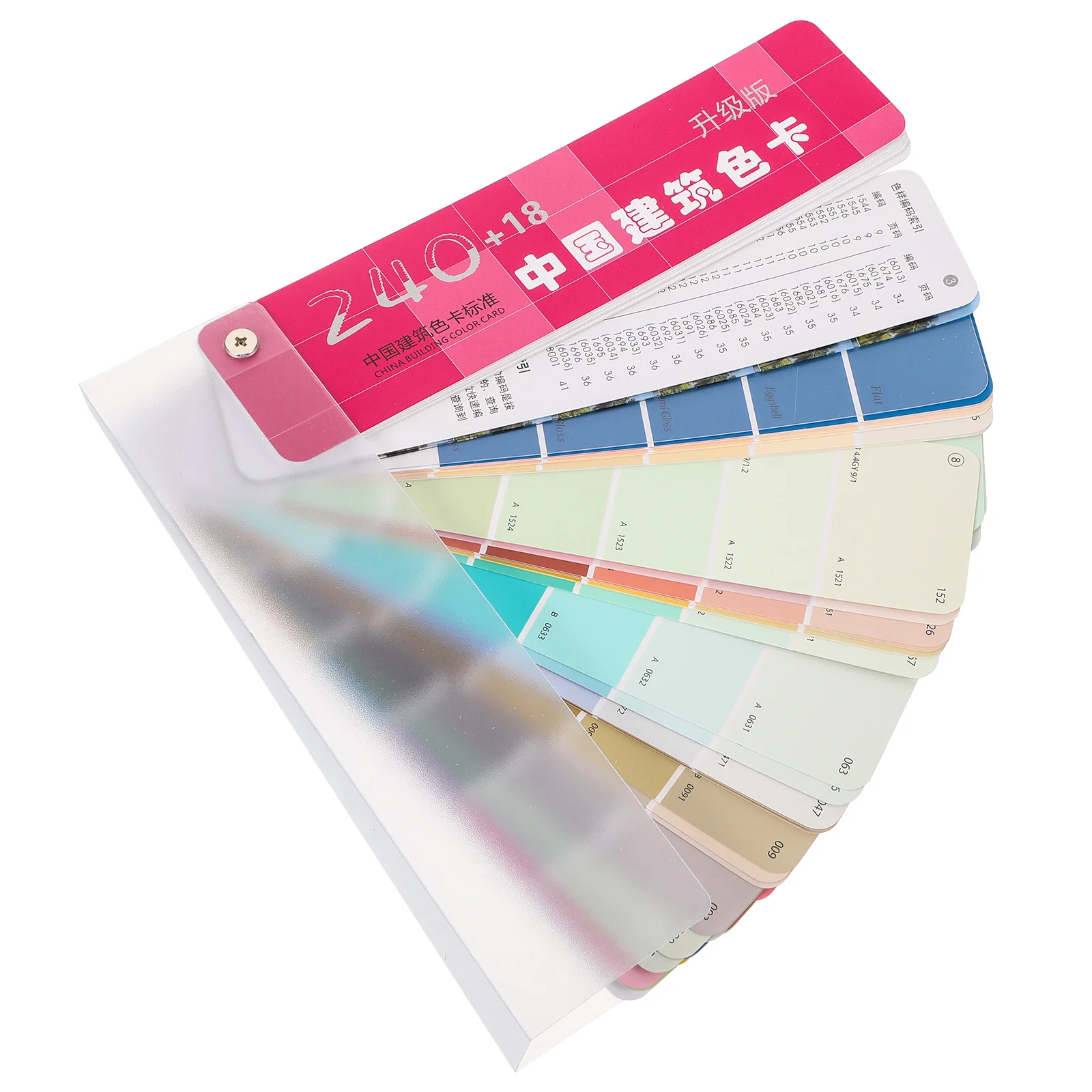 

1Set Premium Architecture Paint Color Cards Compact Rotatable Design for Easy Storage Color Comparison Tool for Painting