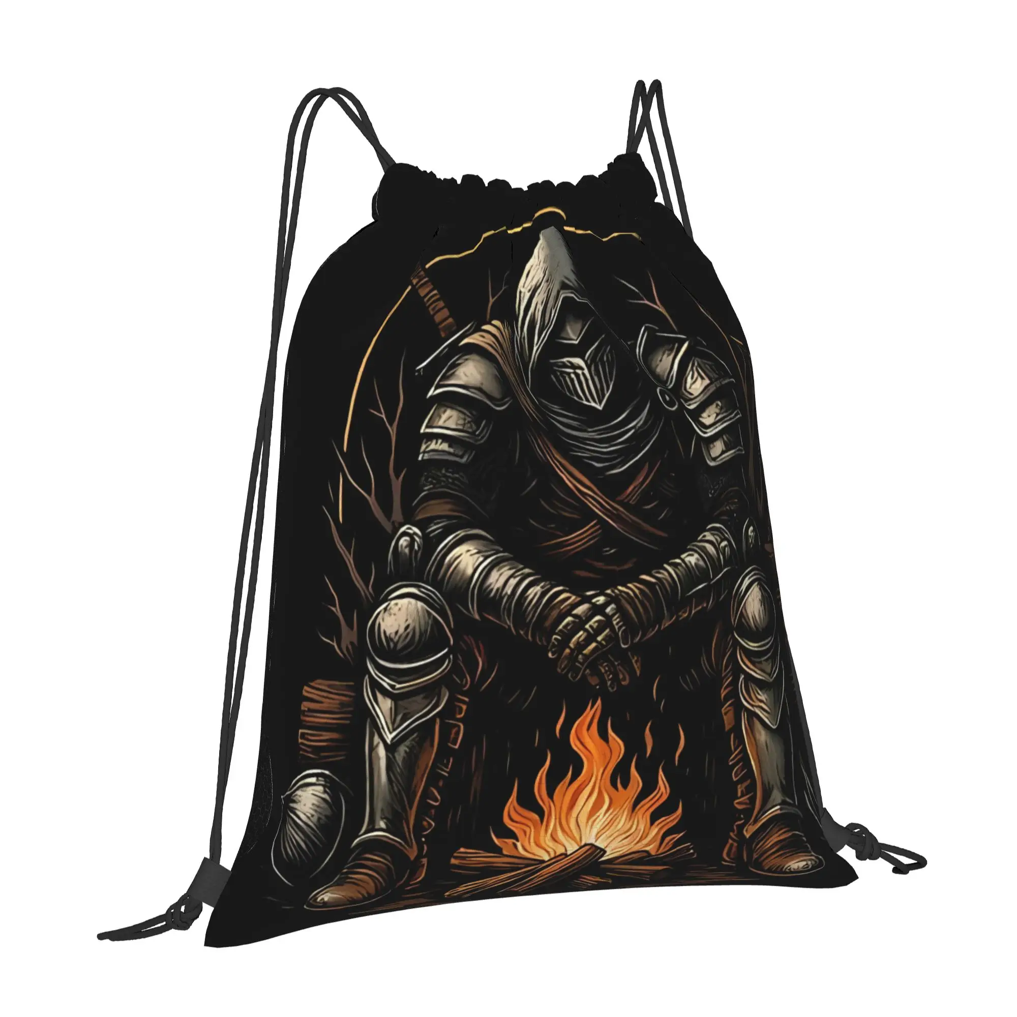 Knight By The Bonfire DDark Souls Backpack Office Workers Daily mochila Large Capacity Schoolbag Back To School Season