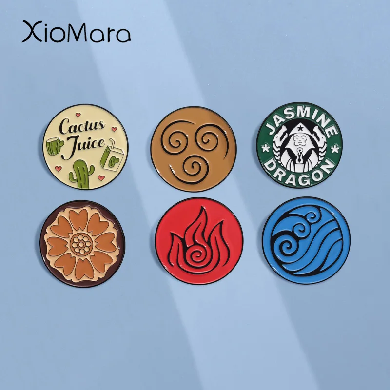 

Adventure Game Elements Enamel Pins Custom JASMINE DRAGON Brooches Lapel Badges Cartoon Funny Jewelry Gift for Friends